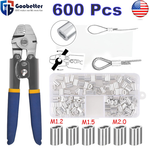 Wire rope crimping - wire, swaging